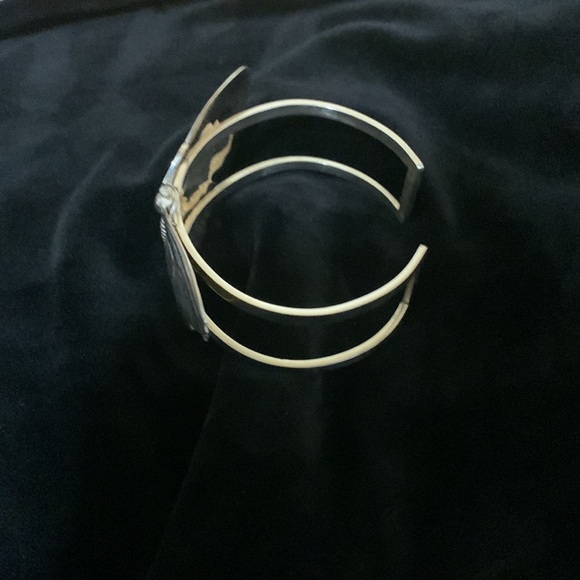 Large Silver Butterfly Bracelet - Picture 5 of 11